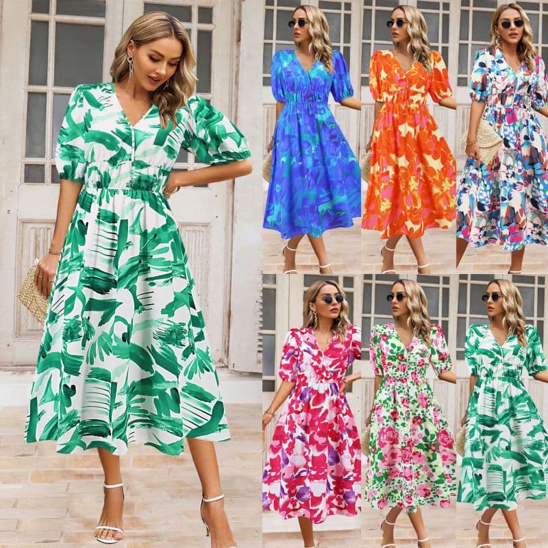 Photo 1 of FloraCharm Puff Sleeve Dress